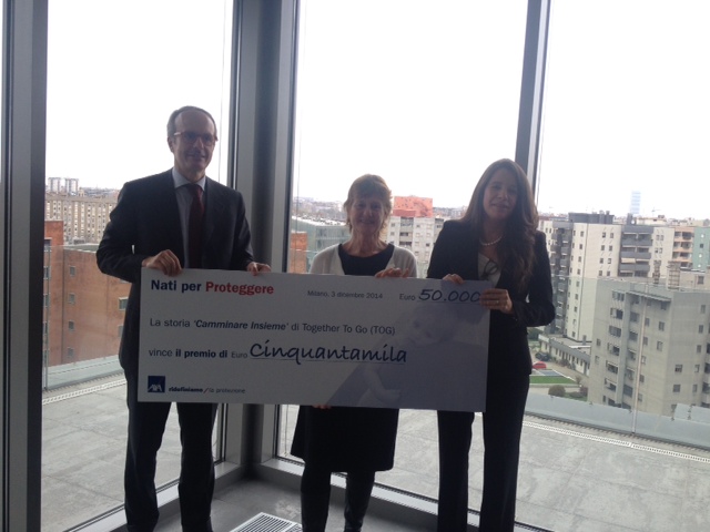 Nati per Proteggere 2014, AXA premia la Fondazione Onlus Tog Nati per Proteggere 2014, AXA premia la Fondazione Onlus Tog