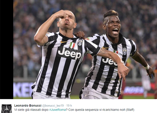 Bonucci: “Non possiamo vincerle tutte. Ma siamo sempre davanti” Bonucci: “Non possiamo vincerle tutte. Ma siamo sempre davanti”