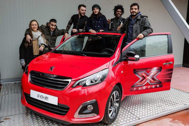 PEUGEOT 108 X FACTOR: all’asta per beneficenza