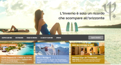 Club Med vara la nuova homepage