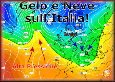 Sciabolata artica subito dopo Natale. Clima polare e neve in pianura