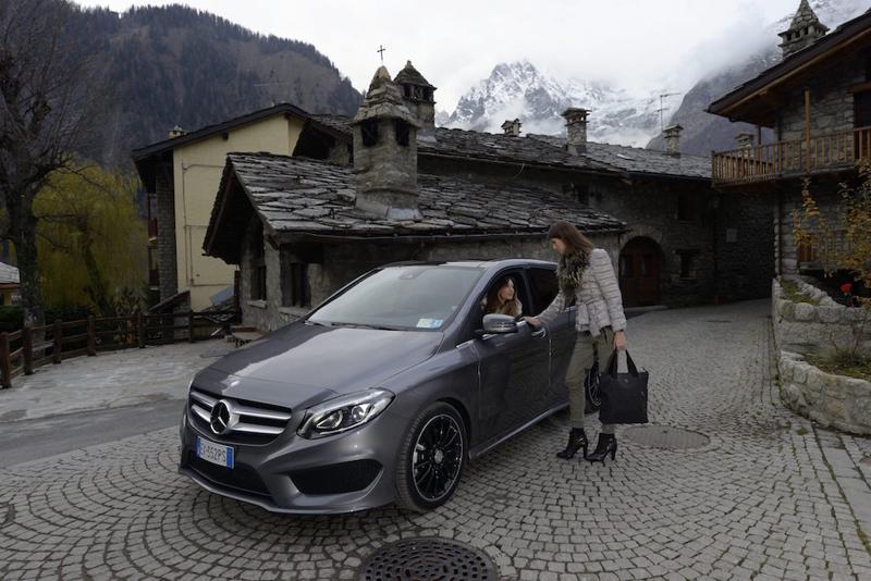 Mercedes Classe B con Michelin Alpin5 tanta sicurezza Mercedes Classe B con Michelin Alpin5 tanta sicurezza