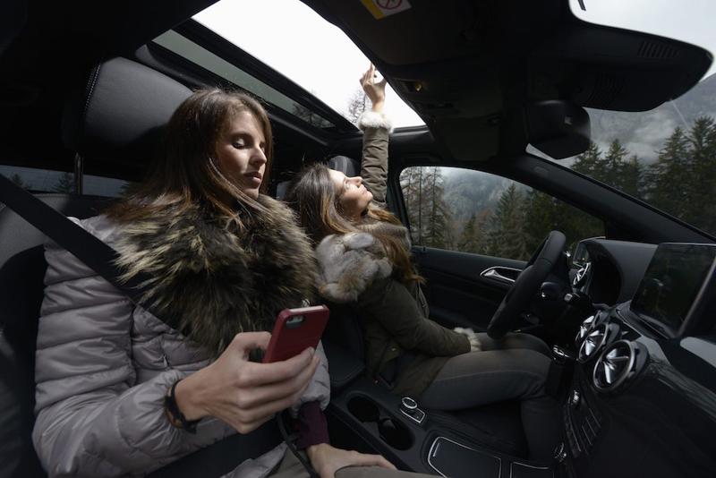 Mercedes Classe B con Michelin Alpin5 tanta sicurezza Mercedes Classe B con Michelin Alpin5 tanta sicurezza