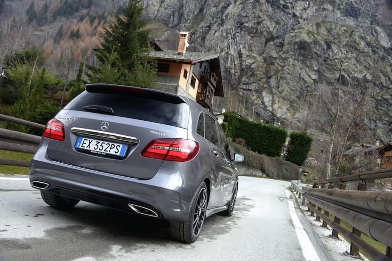 Mercedes Classe B con Michelin Alpin5 tanta sicurezza Mercedes Classe B con Michelin Alpin5 tanta sicurezza