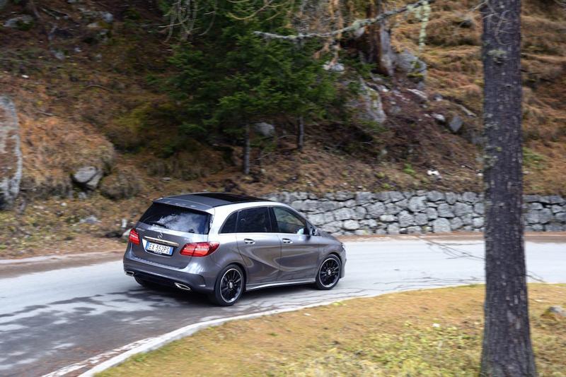 Mercedes Classe B con Michelin Alpin5 tanta sicurezza Mercedes Classe B con Michelin Alpin5 tanta sicurezza