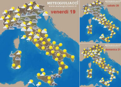 Nebbie e gelate fino all’antivigilia di Natale