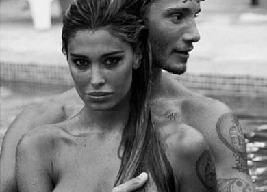 Macchè crisi… Belen e Stefano senza veli in piscina