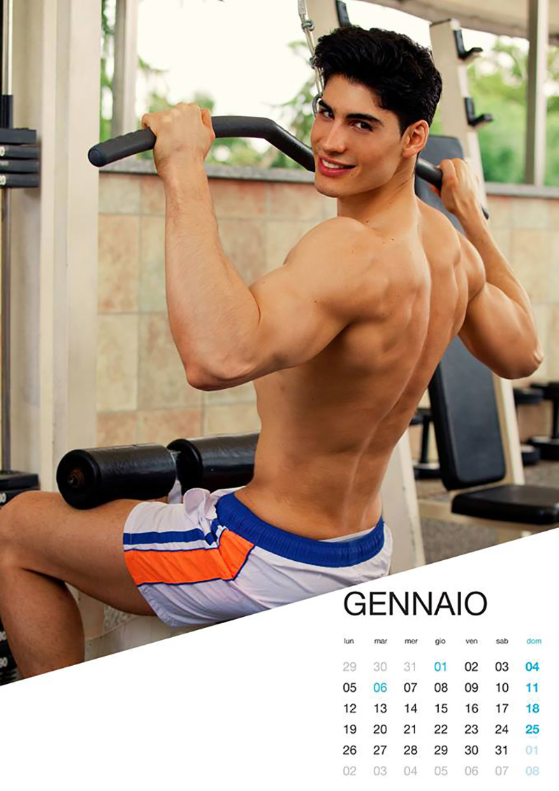Fabio Marra protagonista del primo calendario interattivo d’Italia