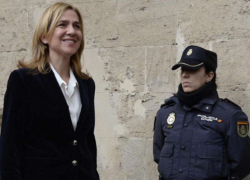 Spagna: Infanta Cristina rinviata a giudizio per frode fiscale Spagna: Infanta Cristina rinviata a giudizio per frode fiscale
