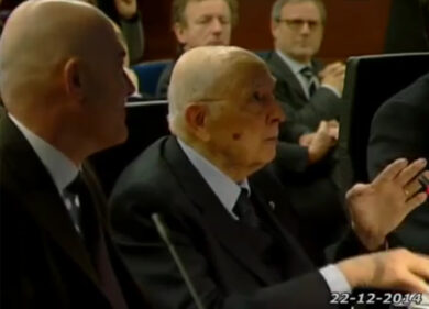Napolitano commosso con Cristoforetti: “Non la chiamo capitano, lei è Samantha per tutti”