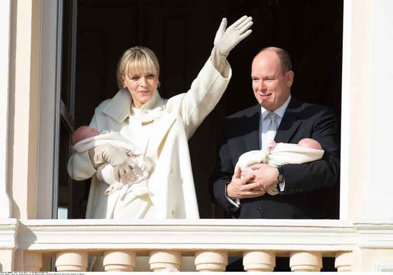 Principato di Monaco, ecco i gemelli reali Principato di Monaco, ecco i gemelli reali