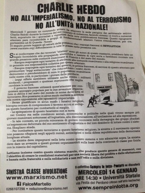 Galleria foto '“Cosa c’entrano Ocalan e il Che con la strage avvenuta a Parigi?”' - foto 5