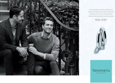 Tiffany, campagna dedicata alle coppie gay