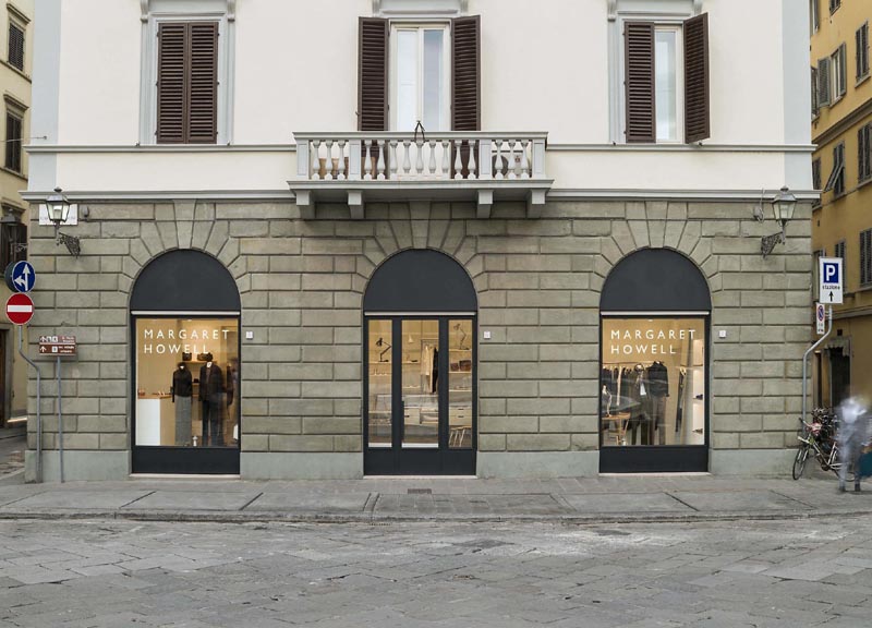Margaret Howell, prima boutique in Italia e ufficio produzione a Firenze Margaret Howell, prima boutique in Italia e ufficio produzione a Firenze