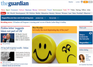 AAA, direttore del Guardian cercasi. L’annuncio pubblicato on line