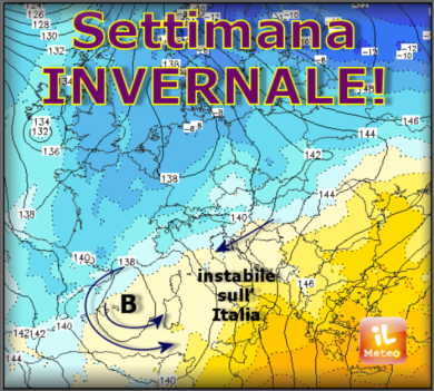 Pioggia e neve a bassa quota