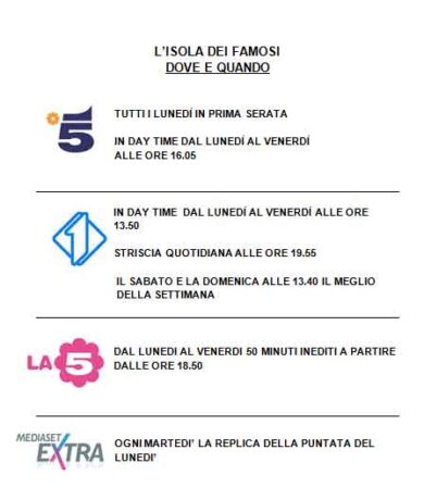 Parte su Canale 5 l’Isola dei Famosi più trasgressiva di sempre