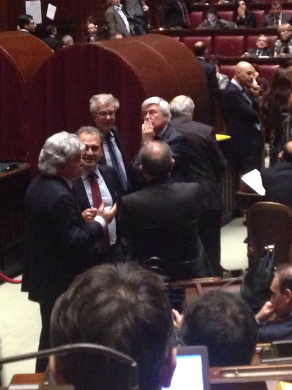Ma PD e Forza Italia hanno litigato? Non sembra, le foto esclusive di affari