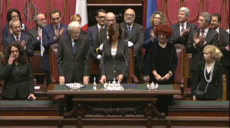 Il giorno di Mattarella: inizia il settennato Il giorno di Mattarella: inizia il settennato