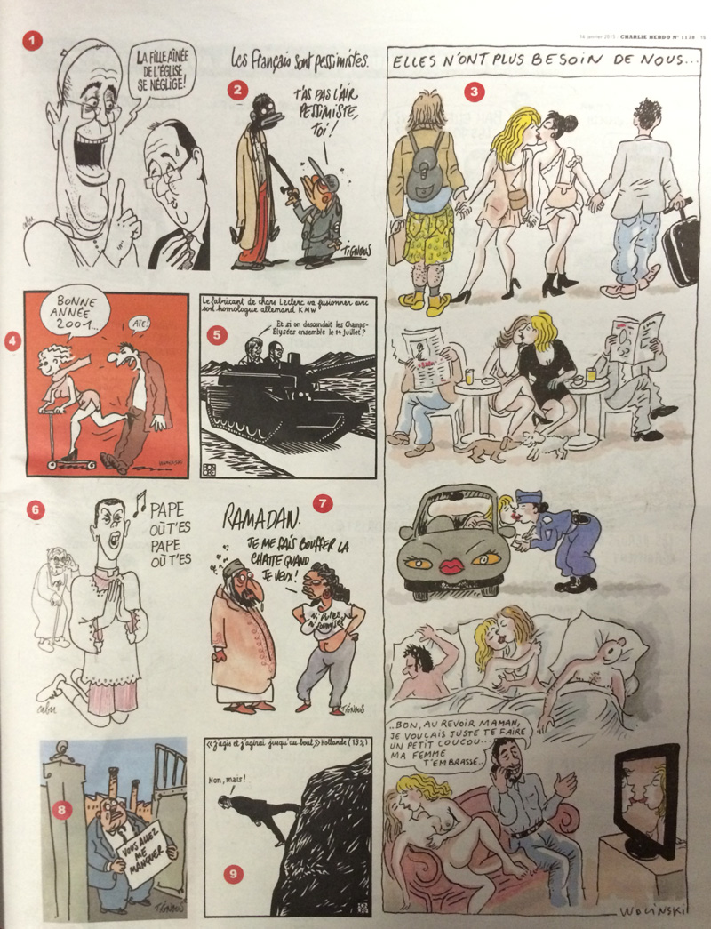 A fuoco la casa editrice che espone i fumetti di Charlie Hebdo A fuoco la casa editrice che espone i fumetti di Charlie Hebdo