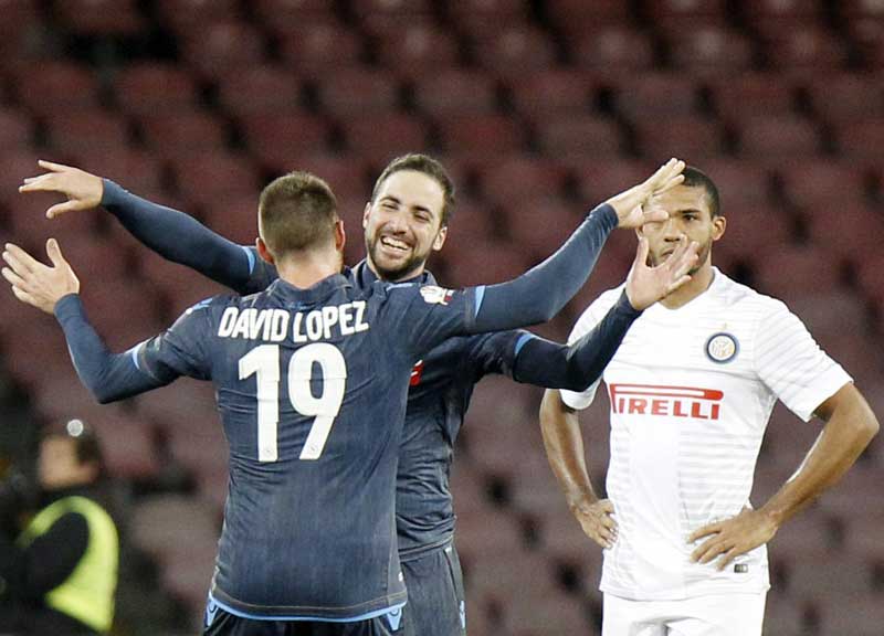 Coppa Italia, Higuain punisce l’Inter. Napoli in semifinale Coppa Italia, Higuain punisce l’Inter. Napoli in semifinale