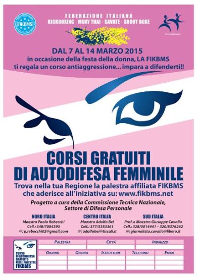 Il Kickboxing contro la violenza sulle donne