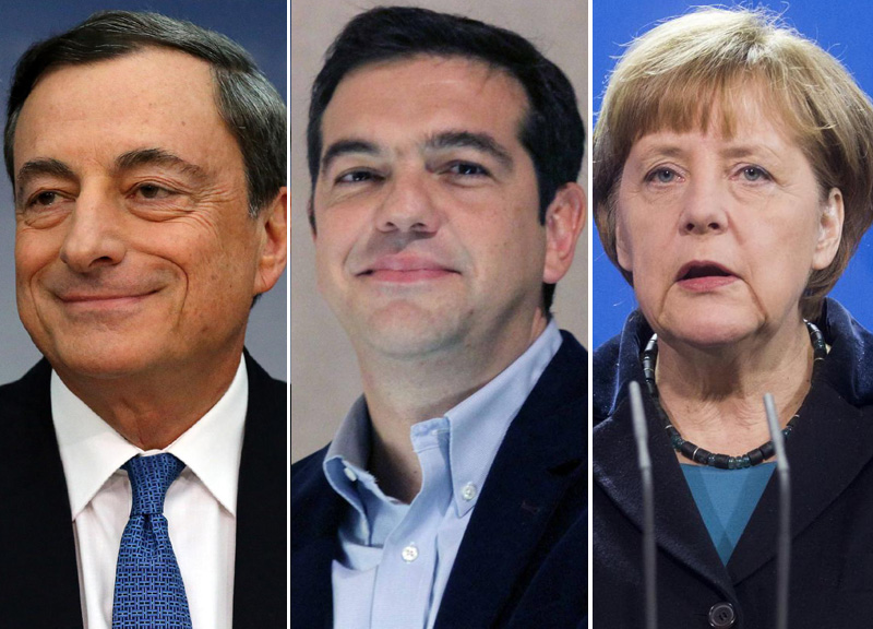 draghi tsipras merkel ape draghi tsipras merkel ape