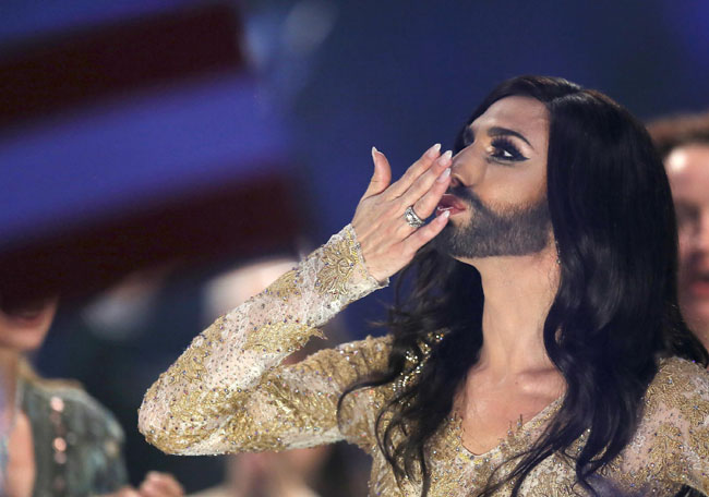 Conchita Wurst, la drag queen che incanta Sanremo Conchita Wurst, la drag queen che incanta Sanremo