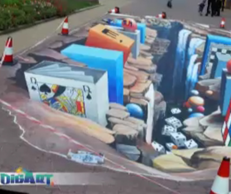 Digart:la street art per la tela a mare aperto più grande del mondo Digart:la street art per la tela a mare aperto più grande del mondo