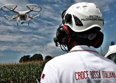 La croce rossa italiana adotta i droni: il video delle simulazioni