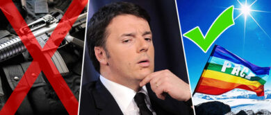 Renzi da guerrafondaio a pacifista. Italia isolata e stop a Silvio