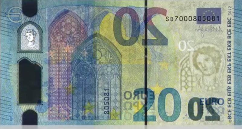 Ecco la nuova banconota da 20 euro: “Impossibile falsificarla” Ecco la nuova banconota da 20 euro: “Impossibile falsificarla”