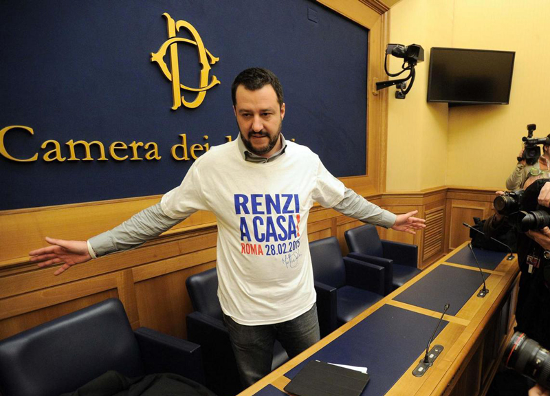 “Treno Salvini”, tappa a Roma. La carica dei riciclandi “Treno Salvini”, tappa a Roma. La carica dei riciclandi