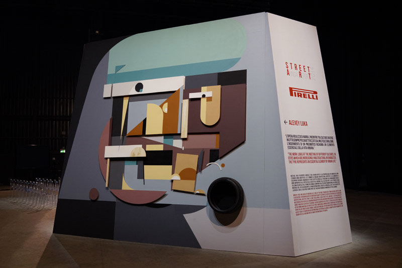 Pirelli, il bilancio 2014 diventa street art