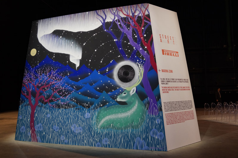 Pirelli, il bilancio 2014 diventa street art
