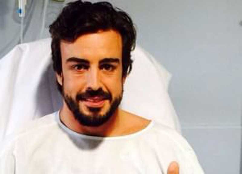 Alonso dimesso dall’ospedale di Barcellona Alonso dimesso dall’ospedale di Barcellona