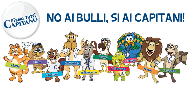 Siamo Tutti Capitano, con i supereroi si previene il bullismo Siamo Tutti Capitano, con i supereroi si previene il bullismo