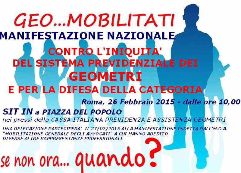 “Strangolati dai contributi previdenziali”: i geometri italiani scendono in piazza “Strangolati dai contributi previdenziali”: i geometri italiani scendono in piazza