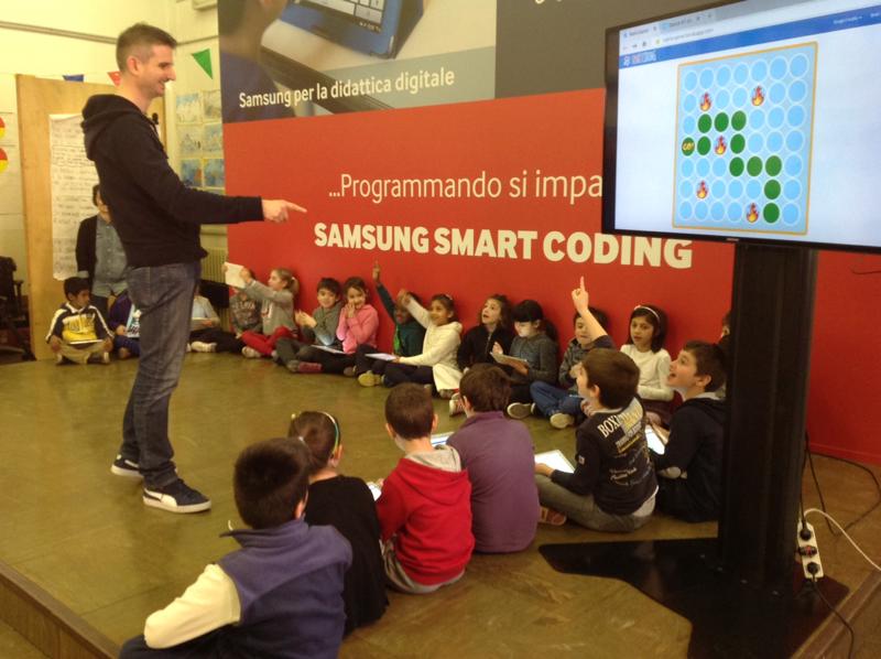 Samsung torna a scuola con Smart CodingStimolare i bambini al pensiero creativo Samsung torna a scuola con Smart CodingStimolare i bambini al pensiero creativo