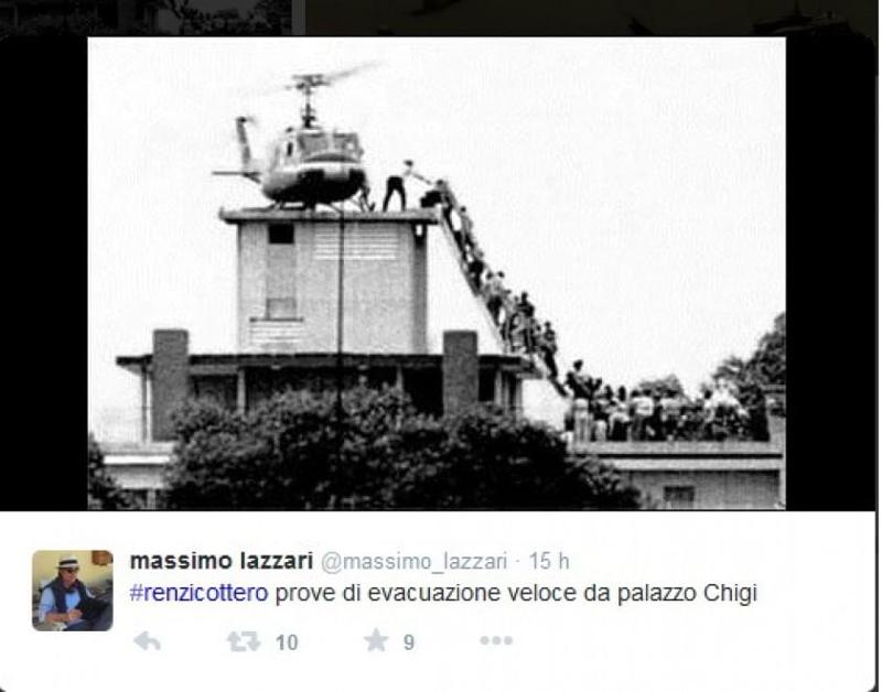 “Renzicottero”, si scatena l’ironia sui social “Renzicottero”, si scatena l’ironia sui social