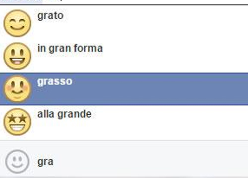 Facebook, petizione e rivolta contro l’emoticon ‘mi sento grasso’ Facebook, petizione e rivolta contro l’emoticon ‘mi sento grasso’