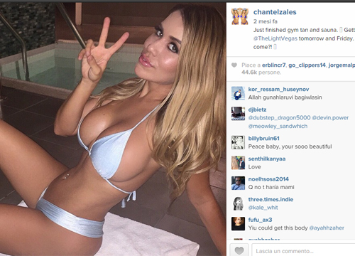 Chantel Zales, Instagram e i Los Angeles Lakers nel cuore Chantel Zales, Instagram e i Los Angeles Lakers nel cuore