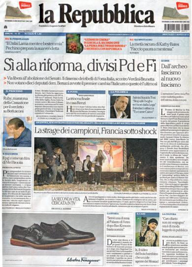 Repubblica non dà soddisfazioni a Silvio