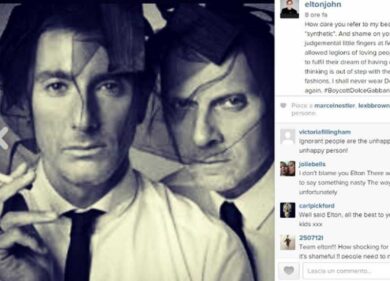 Dolce e Gabbana, Elton John e l’autoritarismo dei gay