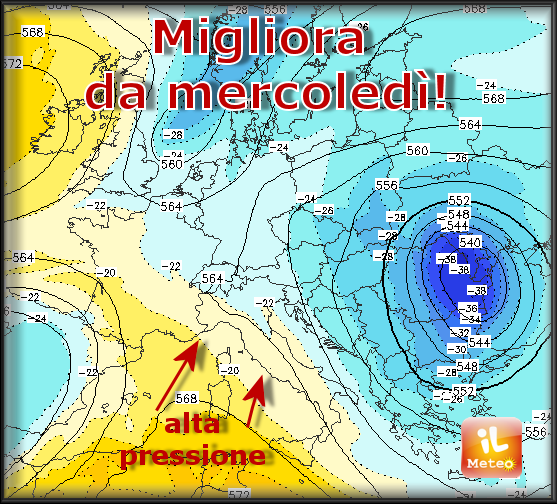 Previsioni meteo, maltempo fino a martedì e poi sarà primavera Previsioni meteo, maltempo fino a martedì e poi sarà primavera