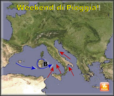 Previsioni meteo, pioggia per tutta la prossima settimana