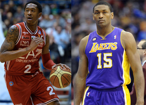 Metta World Peace a Cantù: che derby con Marshon Brooks a Milano Metta World Peace a Cantù: che derby con Marshon Brooks a Milano