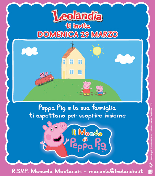 Leolandia riapre e presenta il Mondo di Peppa Pig Leolandia riapre e presenta il Mondo di Peppa Pig