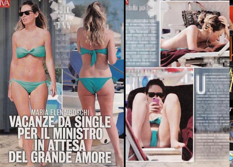 Boschi (foto osé) dice che accelera Pil e italiani ricchi, dice Boschi Boschi (foto osé) dice che accelera Pil e italiani ricchi, dice Boschi