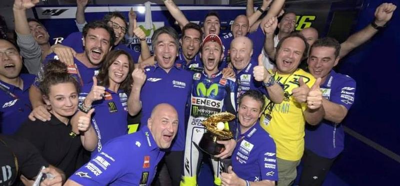 Valentino Rossi, tributo pure da Biaggi: “A 36 anni va davvero forte”